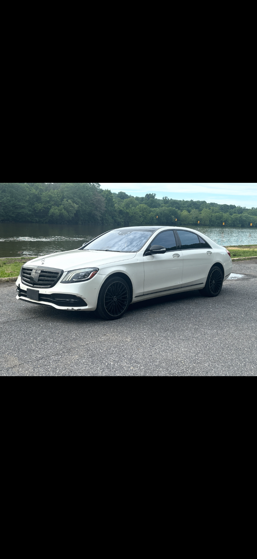 Mercedes-Benz S-Class profile by the water